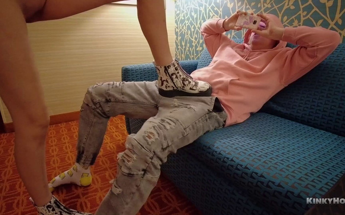 KinkyHome: Fetish kaki - sepatu bot Jepang