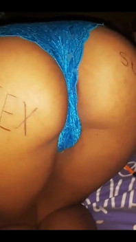 Big Ass Latina with Tremendous Blue Lingerie She Is Very Slutty and Loves to Be Fucked