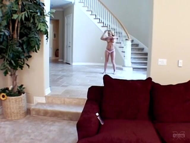 Anal seduction: Latin dude splits buns of juicy blonde with perky tits