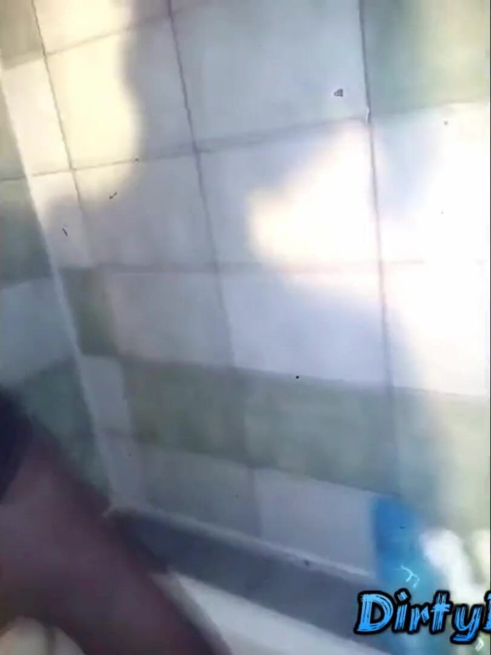 Dirty Brunette: Rough masturbation in the shower
