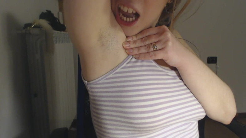 RavenBigAss: Lick my armpits and touch, with hair regrowth