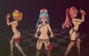 Mmd anime girls: Mmd r-18 - anime - chicas sexy bailando - clip 458