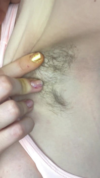 Hairy armpits worship