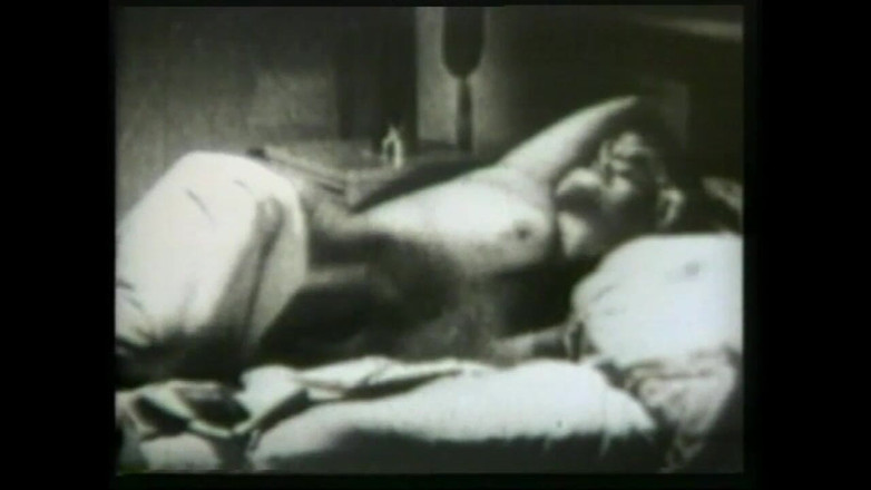 Vintage megastore: 一个梦幻般的复古性感色情明星的黑白色情片