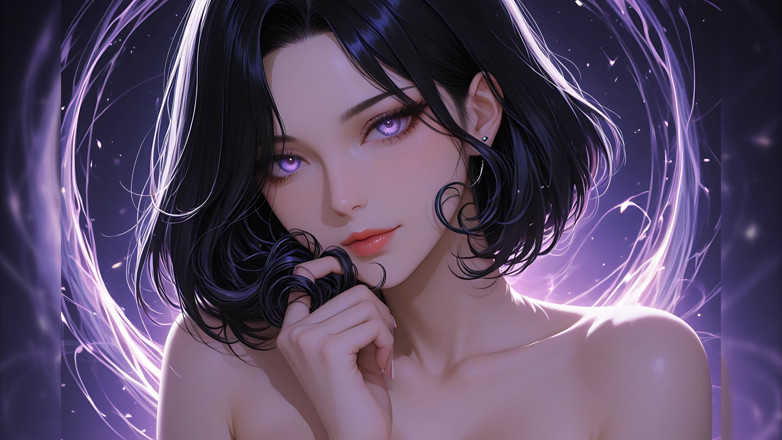 LustRender: Tayangan Slaid Lustrender: Ejaan Pengayaan Mystic Bogel Swirling - Ai Video