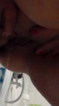 Closeup of Jen Pissing