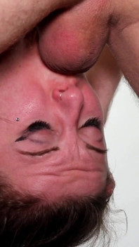 I own her throat! Face fuck throat pie version B