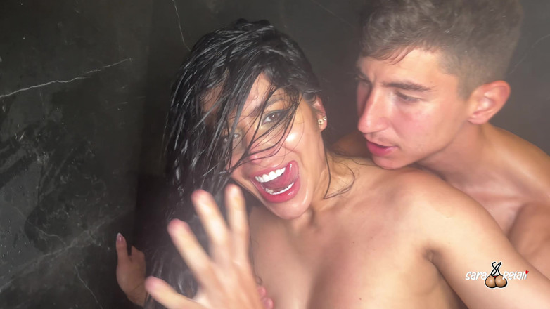 SARA RETALI: Hot Shower with My Friend Yasmina Khan and Her Boyfriend...