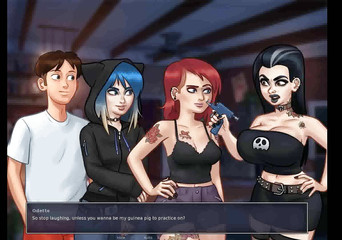 Dirty GamesXxX: Summertime saga: romantisches abendessen für zwei mädchen, episode 138