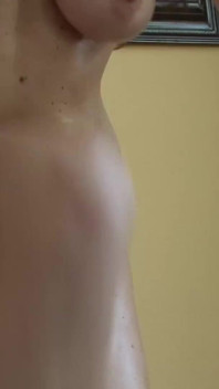 Cute teen gives him nice boobjob