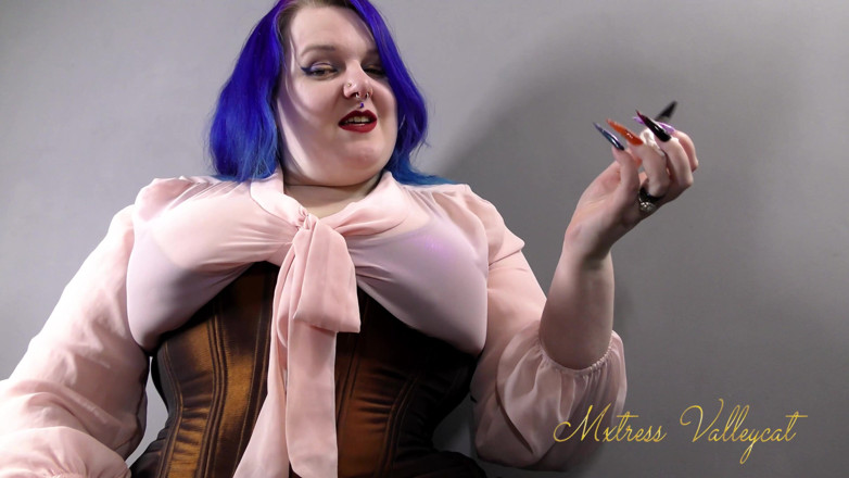 Mxtress Valleycat: Slime clay squishing in my corset outfit