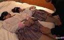 Full porn collection: Thresssome fuck with two college Asian skinny teen and hairy...