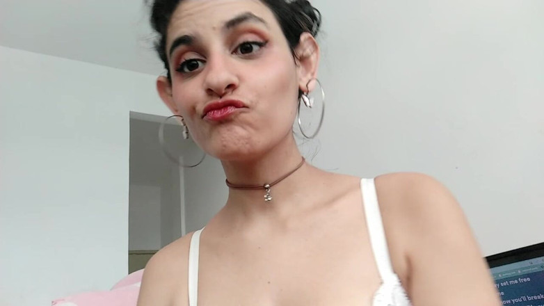 Ms Candy Bunny: Cum for Me Challenge - Femdom Clip