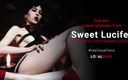 Rebecca Diamante Erotic Femdom: Tatlı Lucifer&amp;#039;in parlak pembe bikinisine yüksek topuklu ayakkabılarla seksi ayaklarına...