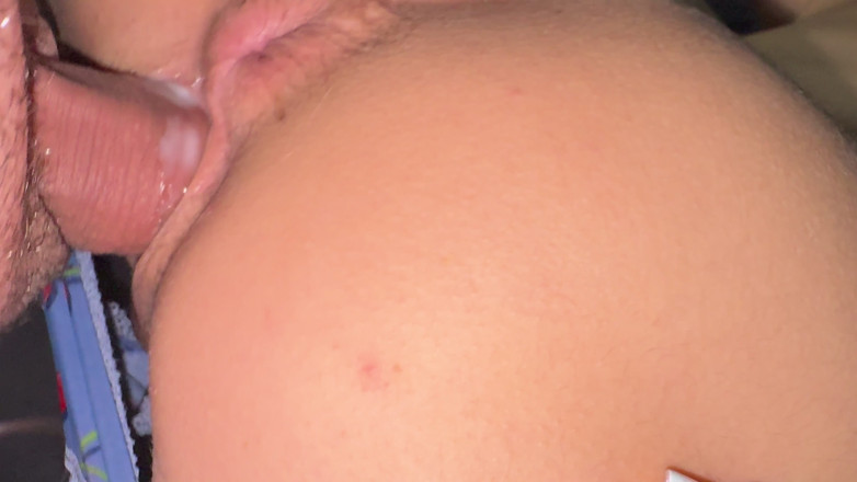 18StepsisterAnal: Cum and Keep Fucking - Monster Cock Destroy My Tight 18 Pussy