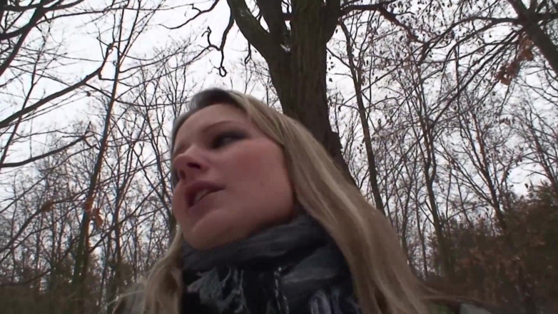Erotic Pleasure: Blonde babe is pleasuring an older guy's cock