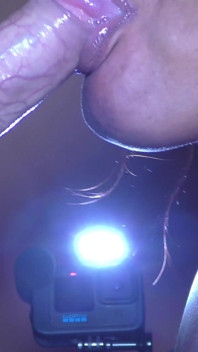 Ebony Gives Head to a White Shaft and Receives a Massive Cumshot in Her Mouth in Reward