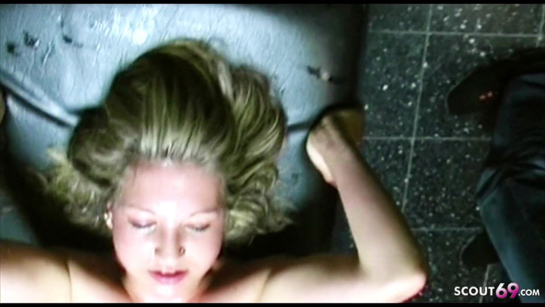 Full porn collection: Blonde teen is tied up and fucked by two older...