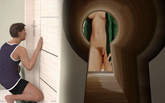 Adultgameplayvideos: 義理の兄の妻 #9 ジェニファーが全裸で見た