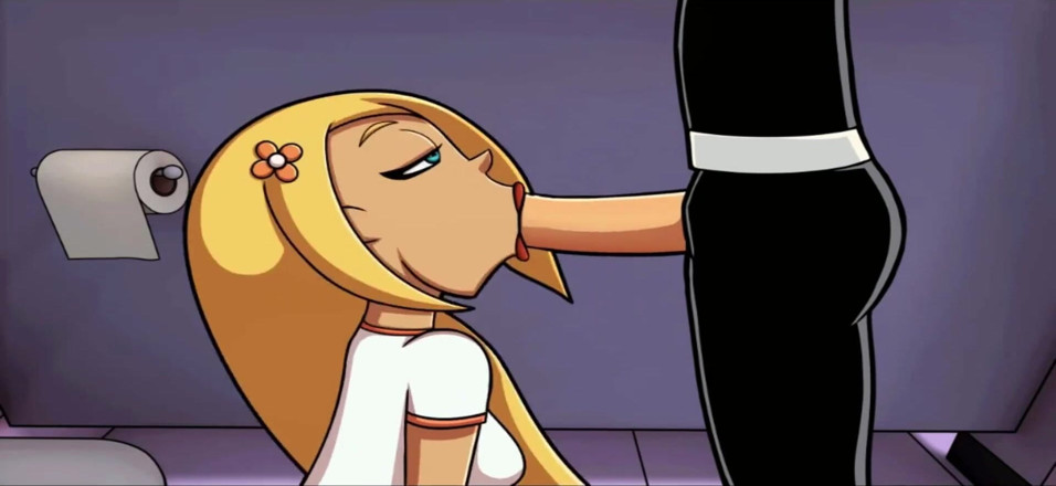 Hentai World: Amity park lot cum after deepthroat