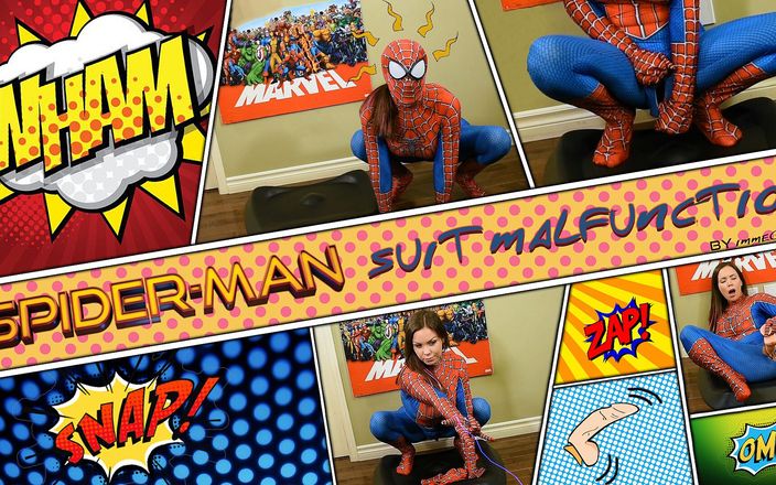 ImMeganLive: Spider-man suit malfunction - ImMeganLive