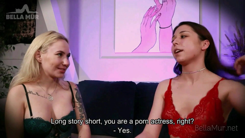 Bella Mur: Ask a Pornstar - Cute Newbie Actress Trying Pussy for the...