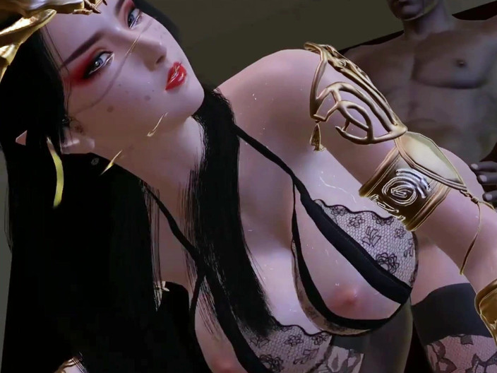 X Hentai: 美杜莎女王操大黑屌邻居 第1部分 - 3D动画 261