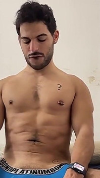 Cum in My Blue Underwear