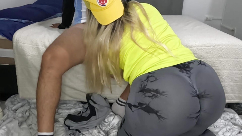 Soraya Culona: 私の継母はアルゼンチン対コロンビアの決勝戦で賭けに負け、彼女はそれを吸います