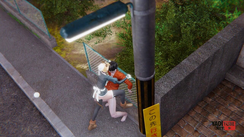 Yaoitube: Yaoi - 공공 장소에서 따먹히는 섹시한 고양이 메이드 펨보이