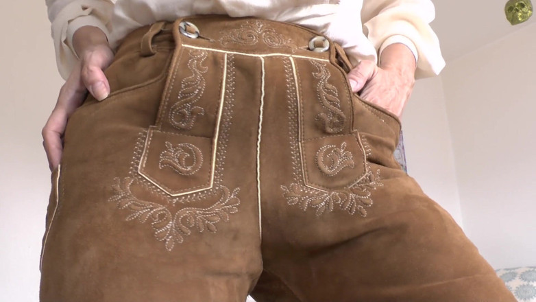 Lady Victoria Valente: Bavarian Lederhosen: Be My Ass-sniffer and Cum, Lady Victoria Valente