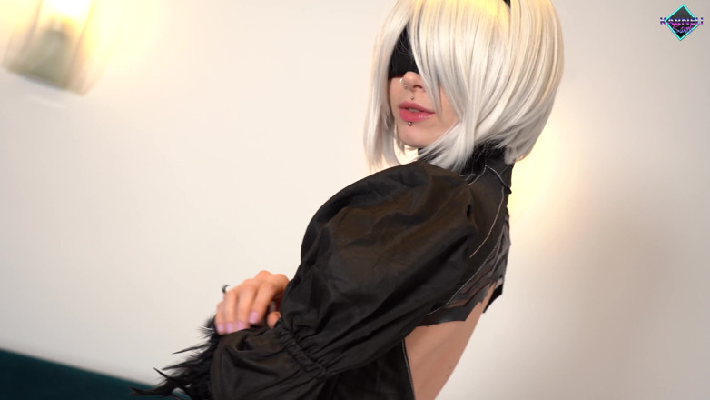 Karneli Bandi: Nier Automata 2B loves anal and ride a dildo. Karneli Bandi