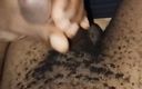 Kenyandick: Hairy Kenyan Twink Vigorously Stroking His Hard Dick. Part 2