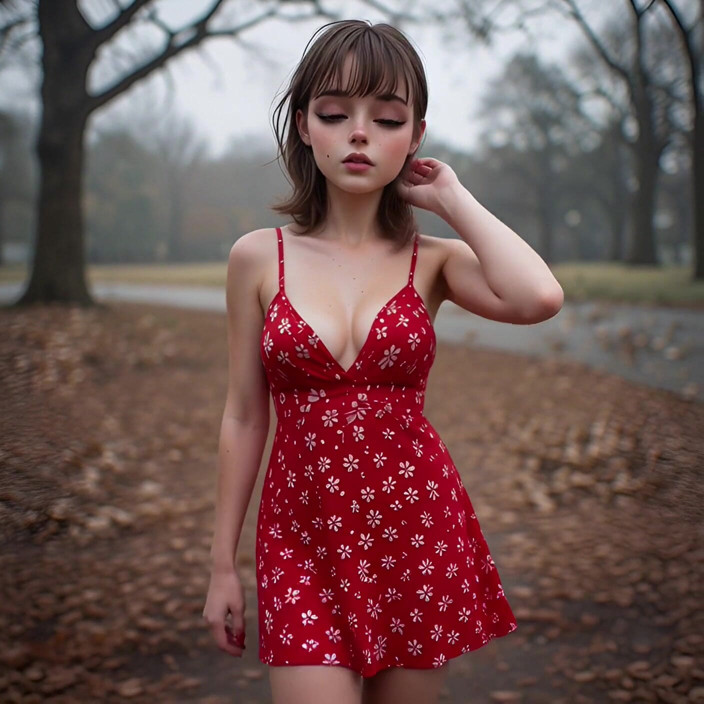DazeminaX: Horny in a Rainy Park - Part1 Izaline - Dazeminax (ai)