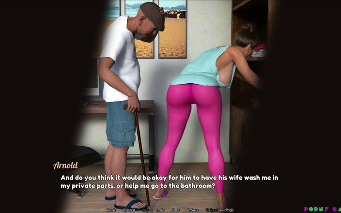 Porny Games: Perfect Housewife (by K4soft) - Old Man Arnold Beginning to Live His...