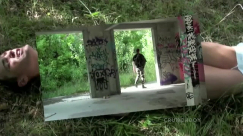 EXHIB BOYS: David fucked by blond military in exhib cruisinfg forest