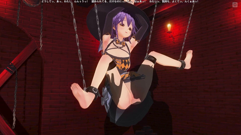 H3DC: 3D HENTAI BDSM Bound witch gets cunnilingus orgasm