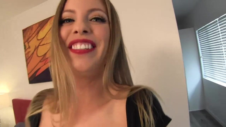 Eros POV - Liberated Eye: Busty goddess Britney Amber tugs big wang in POV