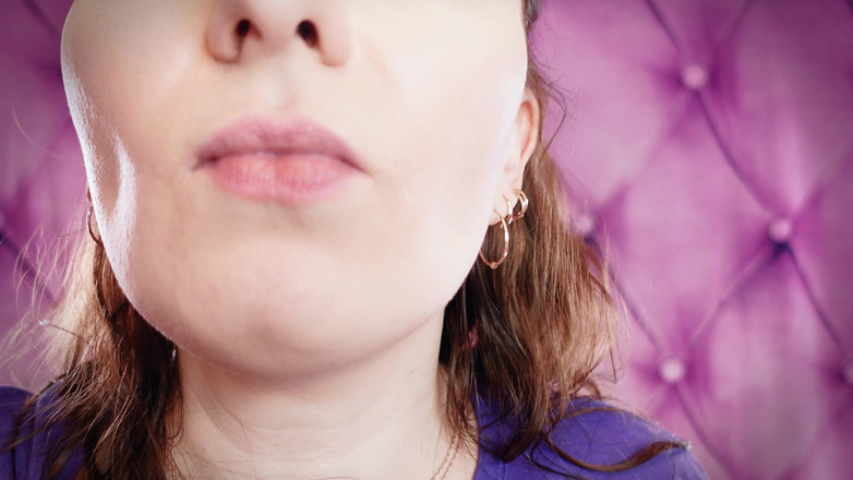 Arya Grander: Asmr: Pohltit fetiš obryně Vibes Mukbang Video Sfw v nitrilních...