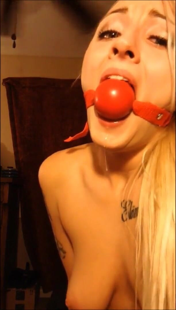 Selfgags classic: I love to be gagged!