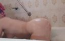 Loyal baby girl: Playing with my dildo in the bath
