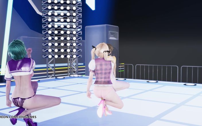 3D-Hentai Games: [mmd] Yoasobi - 아이돌 Marie Rose Tamaki Misaki 섹시 스트립쇼 댄스 리그 오브 레전드 무수정 헨타이 4K