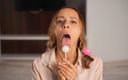 Pantera Nika: Hot Horny Licking of Sweet Lollipop