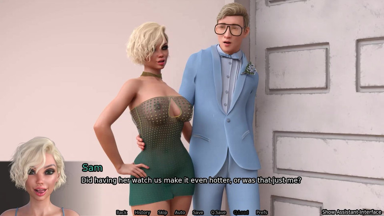 Studio-77: Anální sex nevlastní sestry - porno hra sexbot