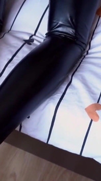 Leather Leggings Doggystyle Fuck