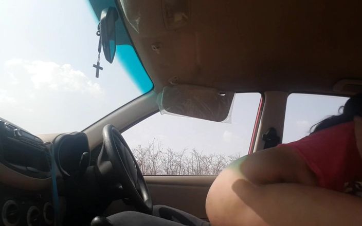 Sex Thirst: Indian Telugu Girlfriend Moaning Sex with Me in Car