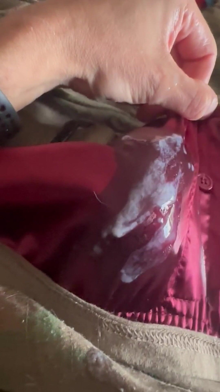 Gay Soldier Stuff: Soldier Jerks off in Some Borrowed Boxer Shorts