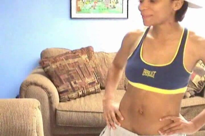 Radical Interracial: Hot black amateurs having strapon lesbian sex