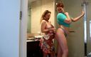 Anilos: 큰 엉덩이의 새엄마 Madison Missina는 젊은 여자에게 보지를 따먹히려고 합니다!