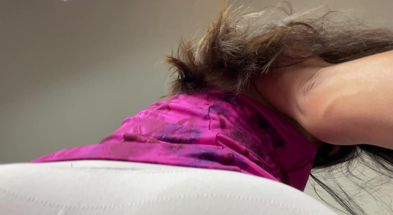 Mean Asian Wife: Wrestling sezení na obličeji POV jste poraženi